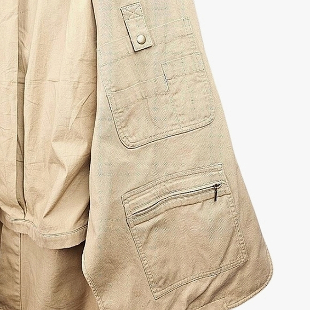 Duluth Trading Co Men's Firehose Lightweight Khaki Presentation Jacket Size L - Picture 7 of 15